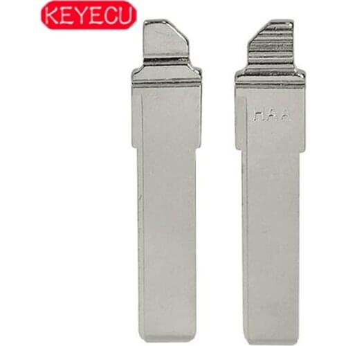 KEYECU 10PCS/Lot HU75T Universal Remote Key Blade for VW MQB GOLF VII A7