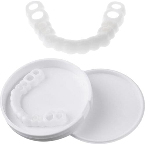 Upper False Fake Tooth Cover On Instant Perfect Smile Cosmetic Denture Care