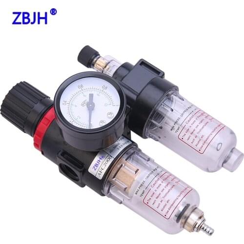 AFR2000+AL2000 G1/4" Air Compressor AFC2000 oil Water Separator Regulator Trap Filter Airbrush
