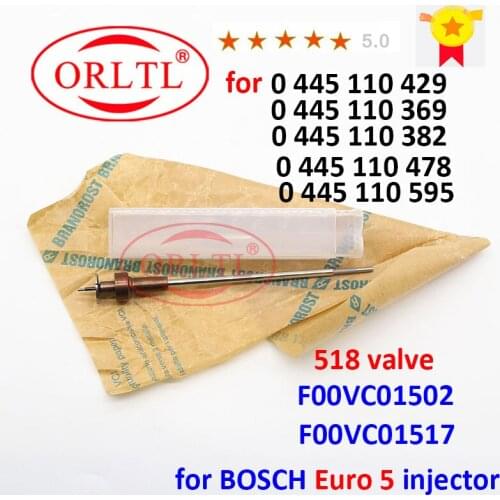 ORLTL High Quality Diesel Valve F00VC01502 F00VC01517 ,518 valve cap for 0445110595 0445110429 0445110369 0445110382 0445110478
