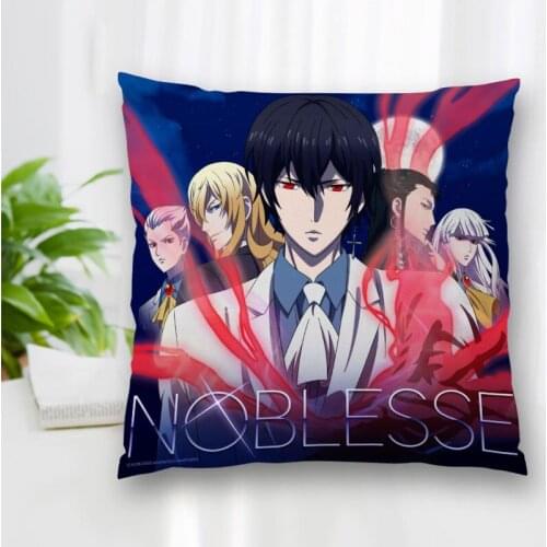 High Quality Custom NOBLESSE Anime Square Pillowcase Zippered Bedroom Home Pillow Cover Case 20X20cm 35X35cm 40x40cm
