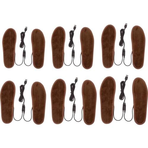 Winter Heated Insoles Electronic Heating Warm Insoles Foot Pad Heater Boot