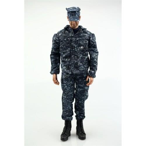 1/6 soldiers US Navy combat suit sets can be two D-day solitary ship Action Figures