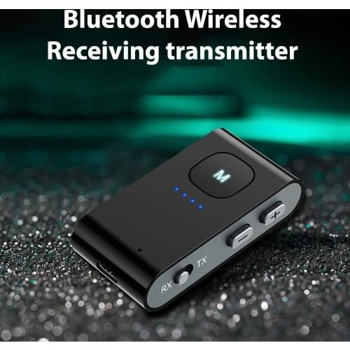 3 in 1 Micro Bluetooth 5.0 Audio Transmitter Receiver Wireless Bluetooth Adapter For PS4 Headphone TV Speakers Remote Control