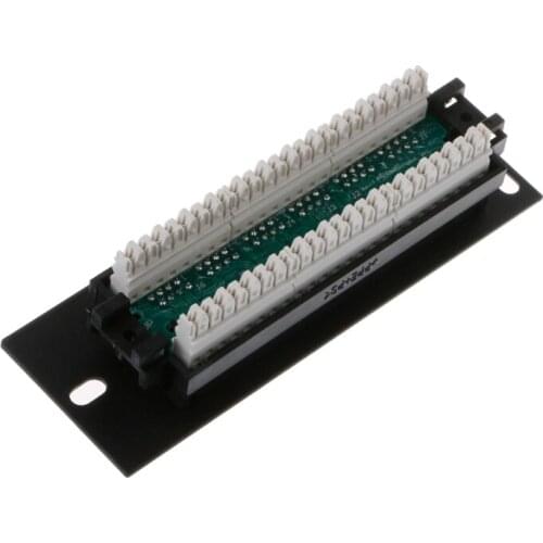 6 Port CAT5 CAT5E Patch Panel RJ45 Networking Wall Mount Rack Mount Bracket