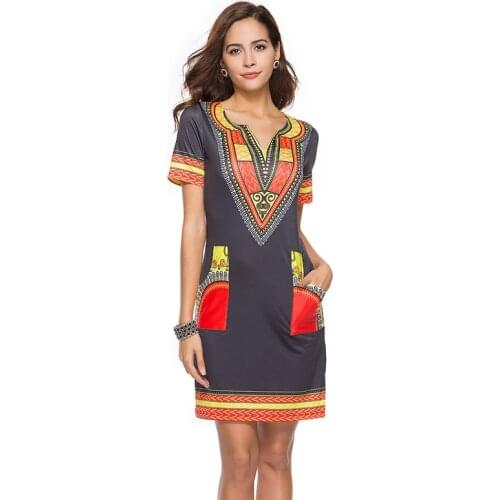 African Dress for Women Summer Dashiki African Dresses For Couples Print Rich Bazin Dashiki Top African Clothing Plus Size