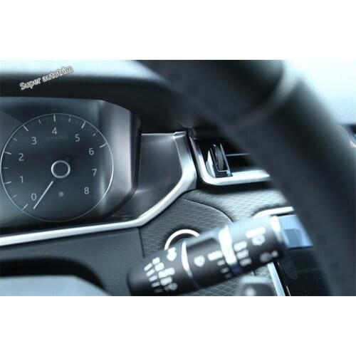 Lapetus Accessories Interior Dashboard Instrument Panel Trim For Land Rover Range Rover Velar 2018 - 2021 Carbon Fiber ABS