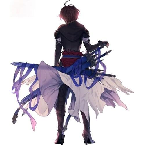 Personality Alphon Granblue Fantasy Car Accessories Stickers Personality Trunk Windows Waterproof Decoration Apply To Car Window