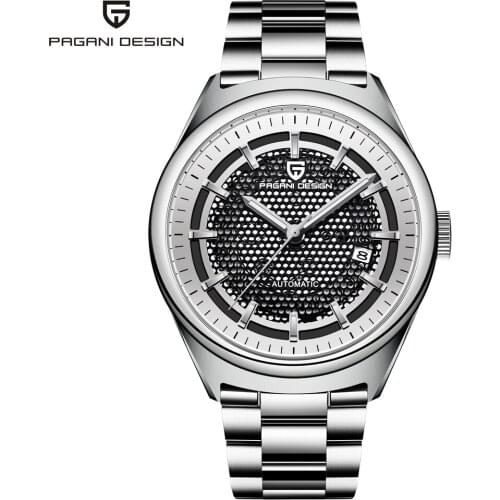 Mens Watches Top Brand Luxury PAGANI DESIGN New Male Mechanical Automatic Fashion Business Stainless Steel Calendar Waterproof