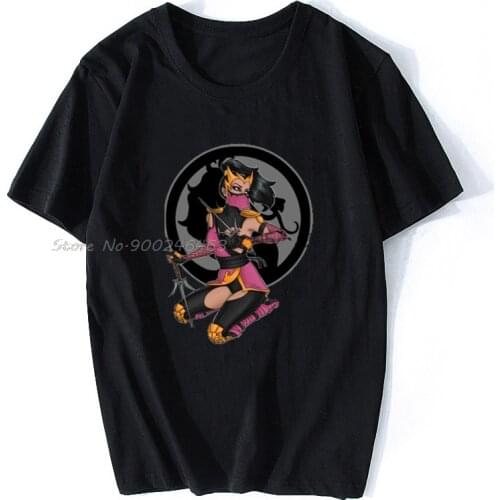 Men t-shirt Kahnum Mileena Tshirt Women T Shirt Men Cotton Tees Anime Tops Hip Hop Harajuku Streetwear Summer
