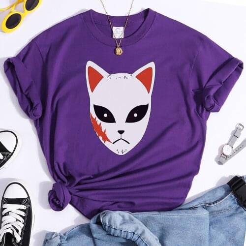 Demon Slayer Japanese Style Women T Shirts Punk Womenswear Harajuku T Shirt Oversize Streetwear Summer Spring Female Tee Shirts