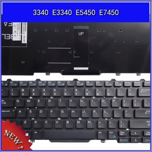 Laptop Keyboard For DELL Latitde 3340 E3340 E5450 E7450 Notebook Replace US Keyboard