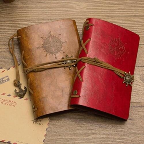 Retro Creative Note Book Vintage Multipurpose Faux Leather Retro Diary Journal for Student Writing Festival Party Signature Book