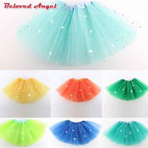 2019 Newest Baby Girl Skirt Kids Chiffon Tulle Tutu Skirts Hot Selling Ballet Pettiskirt Tutu Custome Party Wedding Dance Skirt