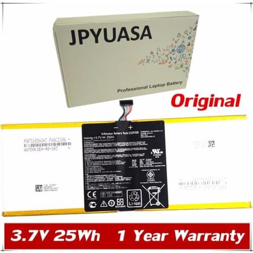 7XINbox 3.7V 25Wh Original C12P1301 Laptop Battery For ASUS MemoPad 10.1" C12P1301 Laptop Notebook