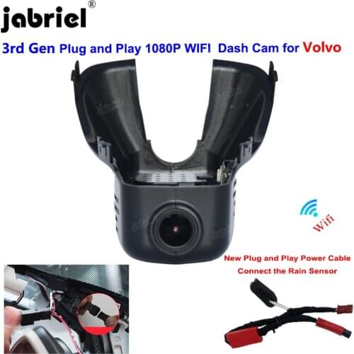 Plug and Play 1080P Wifi Car DVR Dash Cam Video Recorder EDR for Volvo S60 S80 2012 2015 V40 V60 V70 XC60 XC40 XC70 XC90 S40 S90