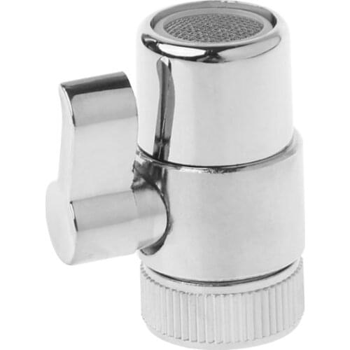 Drop Shipping Brass 3-way Diverter Valve Faucet Connector Adapter Three Head Function Switch