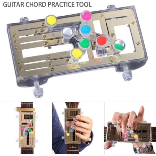 Guitar Learning System Chord Study Play Acoustic Practice Aid Device Guitar Chord Trainer Practice Accessories part