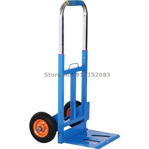 Cargo King Folding Luggage Cart Hand Cart Portable Shopping Cart Pull Truck Trolley Car Trailer Trolley Small Trolley