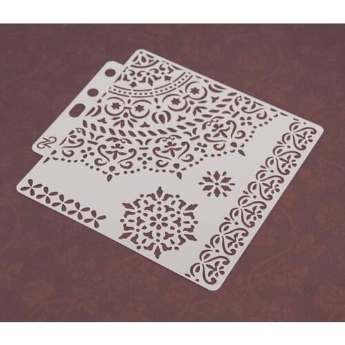 Stencils Template Wall Painting Scrapbooking Embossing Stamping Album Craft Card 95AA