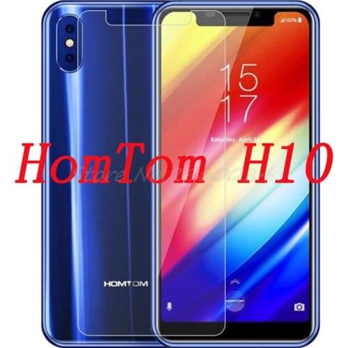 2PCS Smartphone 9H Tempered Glass for HomTom H10 Protective Film Screen Protector cover phone