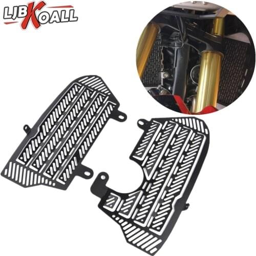 For HONDA CRF1000L CRF 1000L Africa Twin 2016 2017 2018 2019 Motorcycle Radiator Grille Guard Protection Aluminium Grill Cover