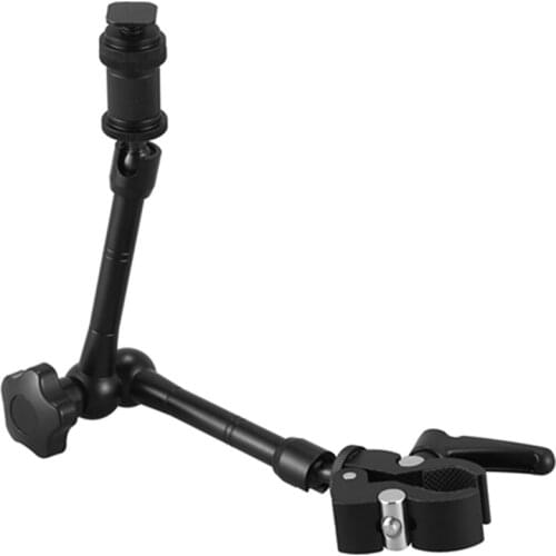 2Pcs/1Set 11 Inch Articulating Magic Arm + Super Clamp For Camera Lcd Monitor Led Light