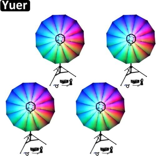 4Pcs/Lot 2019 New Decorate Lamp 25inch LED Magic Blumen Light Club Disco DJ Party Bar KTV Wedding Christmas Music Stage Light