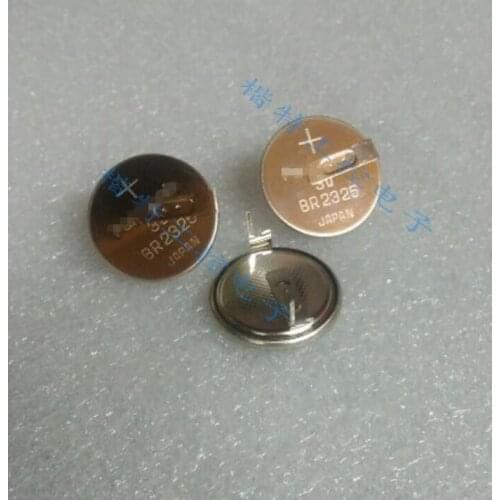5PCS Original Japan BR2325 3V with soldering feet BR2325/HBN Industrial Control Equipment Industrial Wide Temperature Battery