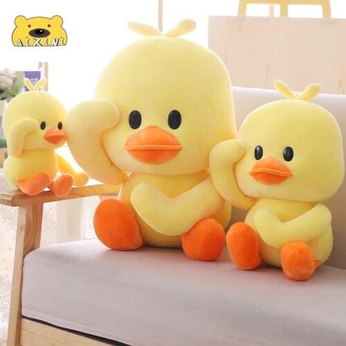 AIXINI Duck Plush Toys Duck Doll Big Yellow Duck Stuffed Animals Toys for Baby Pillow Birthday Gift Decor Kawaii Duck Plushie
