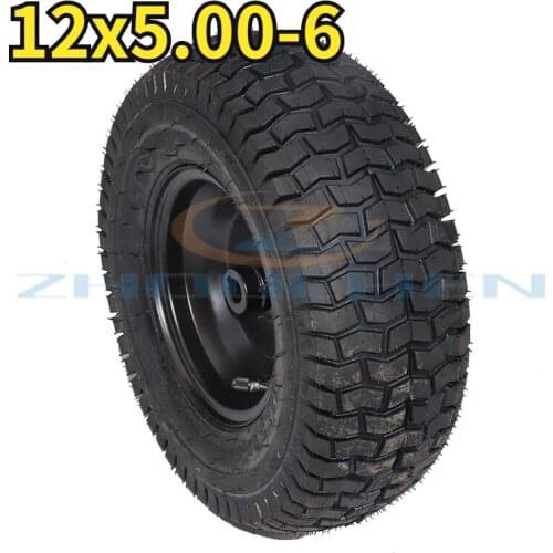 6-inch rear wheel accessories 12x5.00-6 self-contained wheels suitable for mini ATV small four-wheel ATV vacuum tire iron wheels