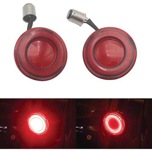 Motorcycle 1157 Bullet Style LED Rear Turn Signal Conversions Case for Harley Touring Sportster XL Dyna Softail 883 2018-2021