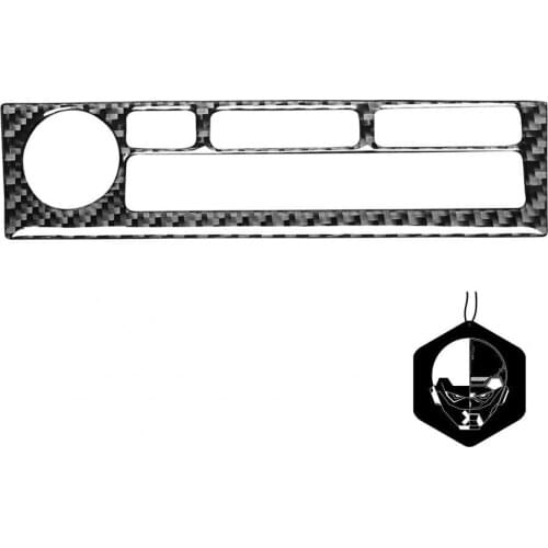 Elegant Anti-scratch Navigation Button Stickers Interior Carbon Fiber Car Stickers for Nissan 350Z 2003-2009 Car Accessories