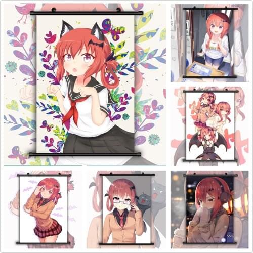 Gabriel DropOut Kurumizawa Satanichia Mcdowell Anime manga wall Poster Scroll