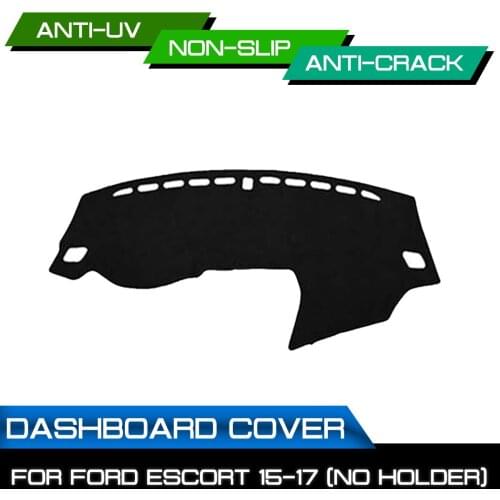 Car Dashboard Mat for Ford Excort 2015 2016 2017 Anti-dirty Non-slip Dash Cover Mat UV Protection Shade
