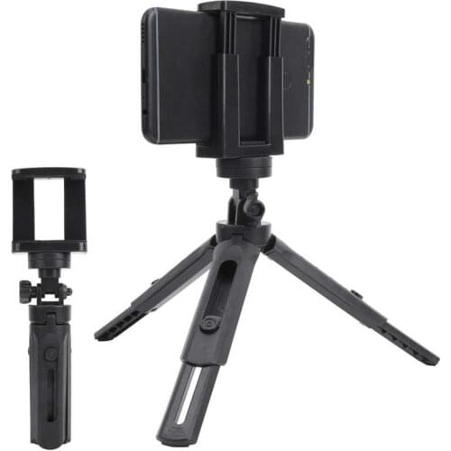 Mini Tripod Stand Desktop Portable Plastic Selfie Adjustable Angle for Mobile Phone Selfie Tripod Stand