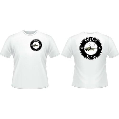 T-Shirt Sniper Anti-Material Cal 12.7 Mm Pgm 2018 Newest Letter Print Short Sleeve T Shirt Men Che Guevara T Shirt