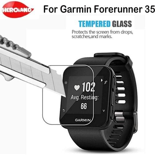 New Tempered Glass For Garmin Forerunner 35 Protective Film For Smart Watch Screen Protector For Garmin Forerunner 35 Protection