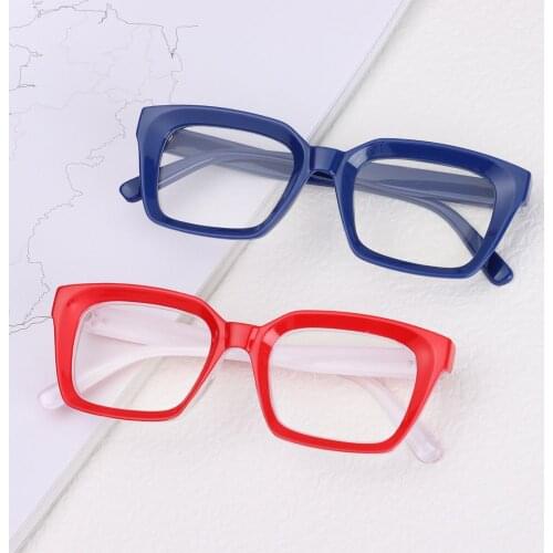 Men Women High-definition Diopter +10~+40 Square Large Frame Reading Glasses Presbyopia Eyeglasses Oversized