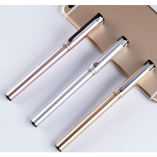 2Pcs/set HOPK Office Gel Pen Black Neutral Pen 0.5 Refill Carbon Pen for Boy Girl School Office Exam Supplies Stationery