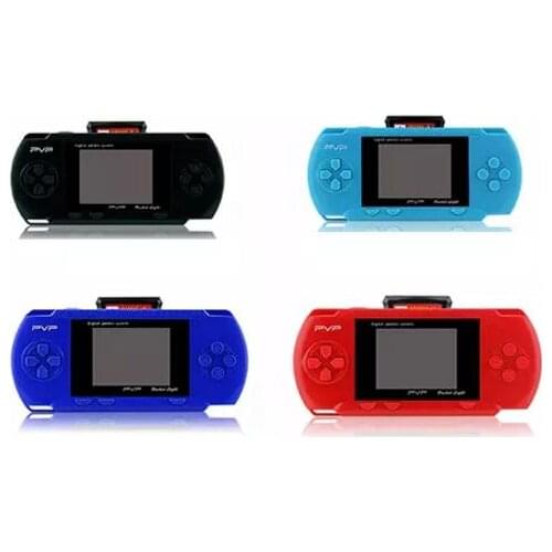 8 Bit 2.5 inch PVP LCD Screen Digital Pocket Game Console PVP2 Portable Handheld game player with free Game Card Retail pack
