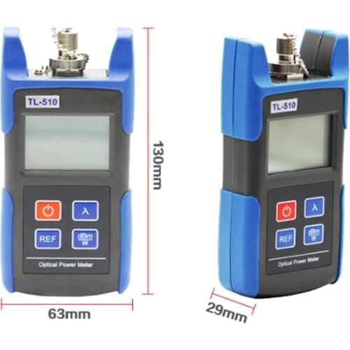 FTTH Portable Fiber Optical Power Meter TL510C -50dBm~+26dBm With FC SC ST Connector