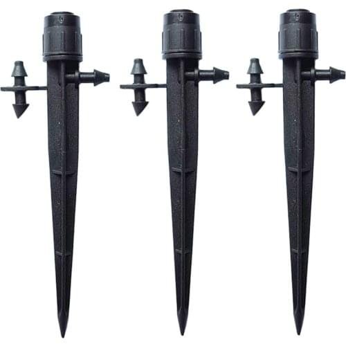 10Pcs Mirco Irrigation 360 Degrees Scattering Sprinkler Garden Farmland Watering System Drippers 4/7mm Hose