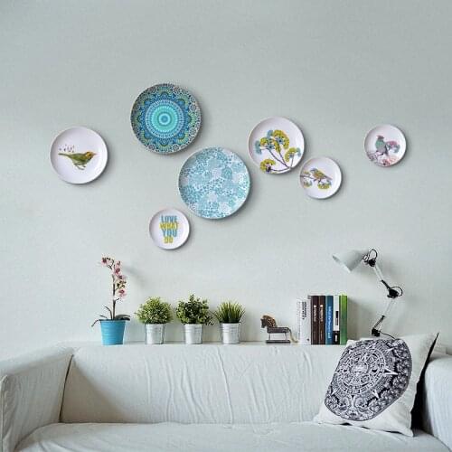 Nordic artistic birds abstract hanging plate wall decoration living room background wall decoration wall decoration pendant