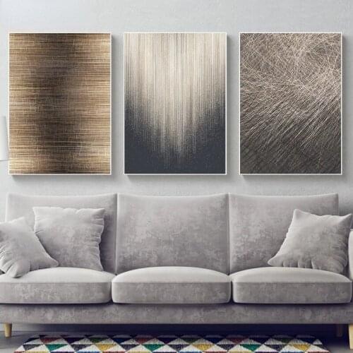 Modern Abstract Luxury Geometry Aurora Painting Wall Art Canvas Painting Posters and Prints Wall Pictures for Living Room Decor