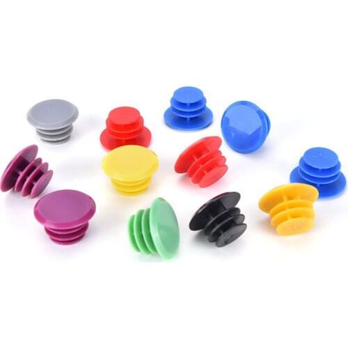 Bicycle Grips Plugs 3Pairs/6Pcs Plastic MTB bike handlebar grips bar end Plugs handlebar cap Cover accessories Random color