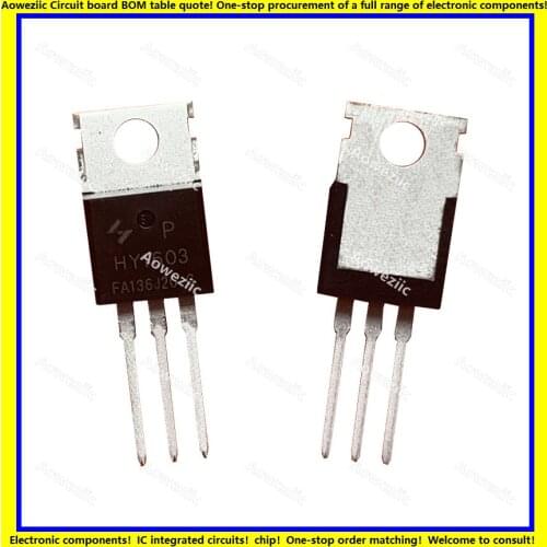 10Pcs HY1603P HY1603 1603P TO-220 HY1603D 1603D TO-252 HY1603B 1603B TO-263 HY1603U TO-251 HY1603C2 PDFN8L(5x6) 30V 62A MOSFET
