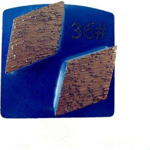 KT22 Quick Redi Lock Scanmaskin Floor Grinder Diamond Segment Grinding Pads for Concrete Terrazzo Stone Polishing 12PCS