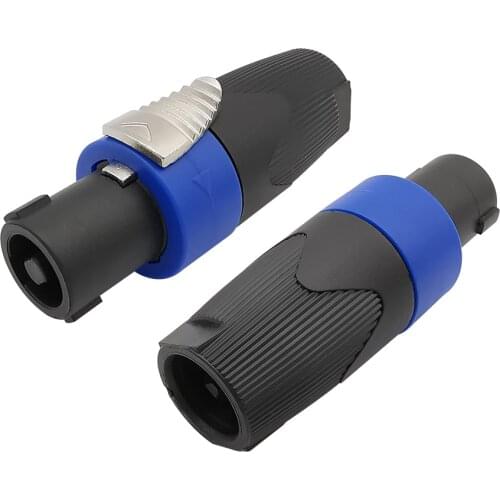 4-Pole 4Pin NL4FC Speaker Plug Twist Lock Audio Cable professional Connector for Neutrik Speakon NL4FC