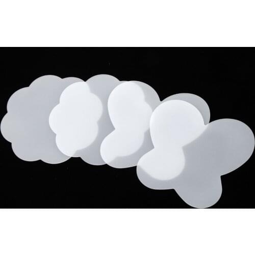 4x Silicone Paint Palette Mat Blossom Foldable Washable Nail Art Pad